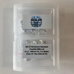Set of Aluminium standard crucible with lid 40 µL, without pin | 100/pack