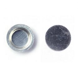 Aluminum hermetic pans with lids Ø 6 x 1.6 mm, limit pressure: 0.3 MPa | 50/pack