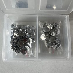 Alternative view of Set of Aluminium standard crucible with lid 40 µL, with pin | 100/pack